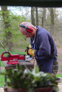 Travail à la disqueuse