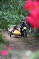 Sidecar dans la nature